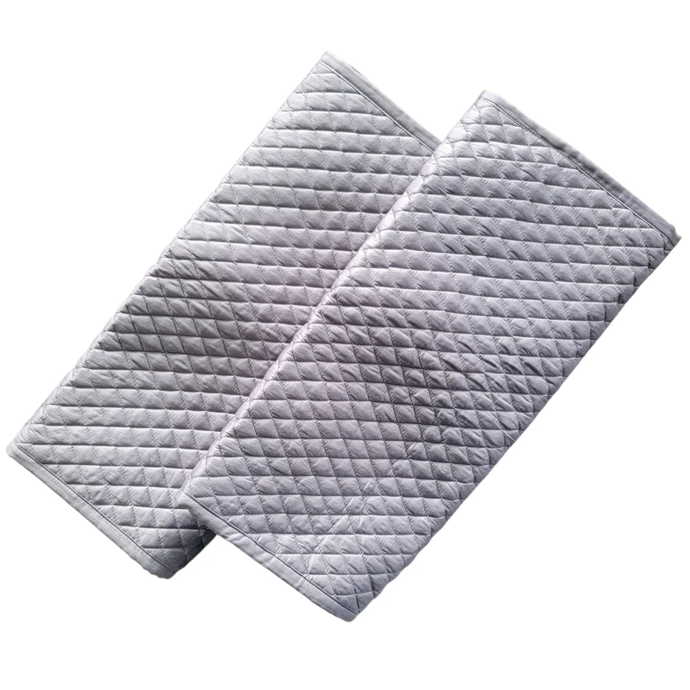 Signature Mini Diamond Design by Ashley Dietrick Gray King Quilt *SHAMS ONLY*